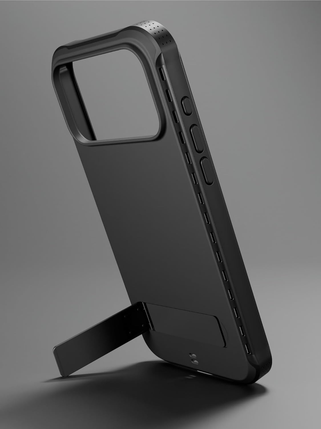 BodyGuardz Performance Pro Compatible with iPhone 17 Pro Max Case - Shockproof 18FT Drop Rating - Compatible with MagSafe - Temperature Regulating Technology - Kickstand (Obsidian)