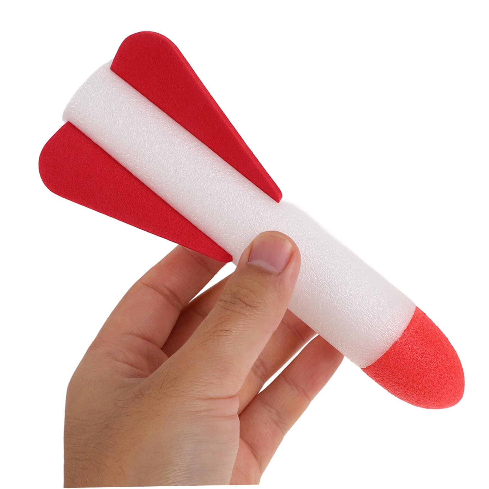 Kisangel Lance-Roquettes À Pédale avec 6 Fusées en Mousse Lumineuses Jouet De Plein Air pour Enfants Garçons Filles Idéal pour Fêtes Et Activités Extérieures