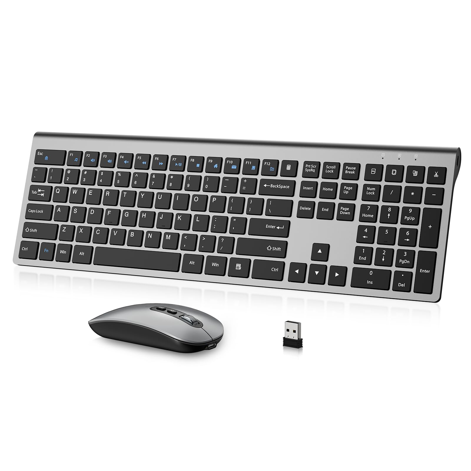 Wireless Keyboard and Mouse Combo