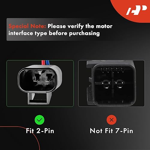 Miniatura 2 de A-Premium Elevalunas eléctrico delantero izquierdo con motor de 2 pines compatible con Chevrolet Cruze 2011 2012 Sedán, lado del conductor delantero