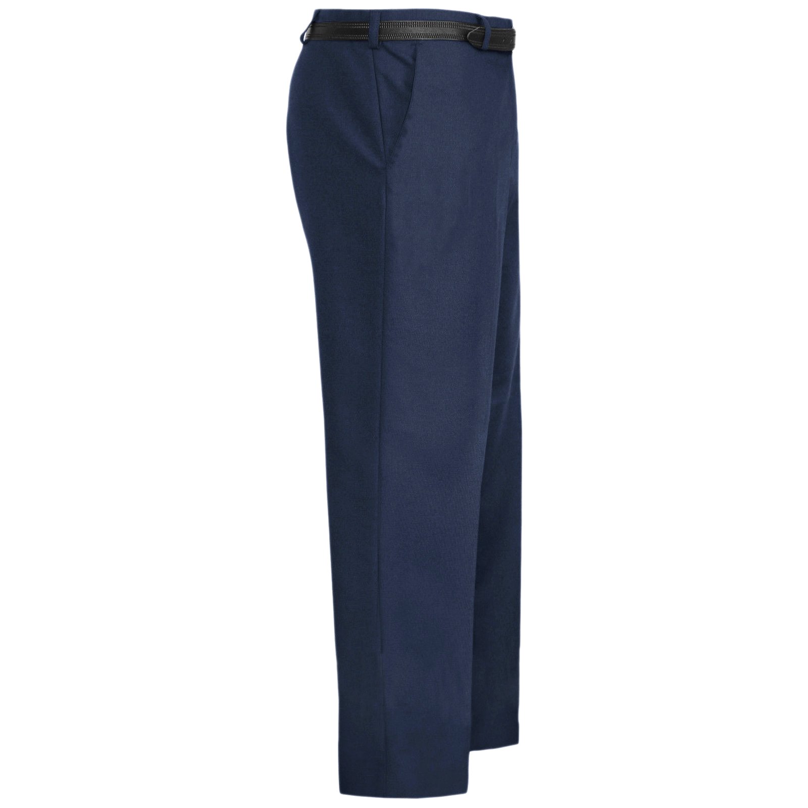 Myshoestore Men's Navy Blue Formal Trousers Casual Business Office Smart Dress Pants Straight Leg Flat Front Everpress Pockets Waist Size 30 Inch To 50 Inches(, 46/31)