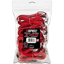 T-Spec V6RCA-62-10 2-Channel V-6 Series RCA Cable 10-Pack | Bulk installer supply of 6 foot stereo interconnect leads, stocks shop shelves and service vans, joins head units to amps