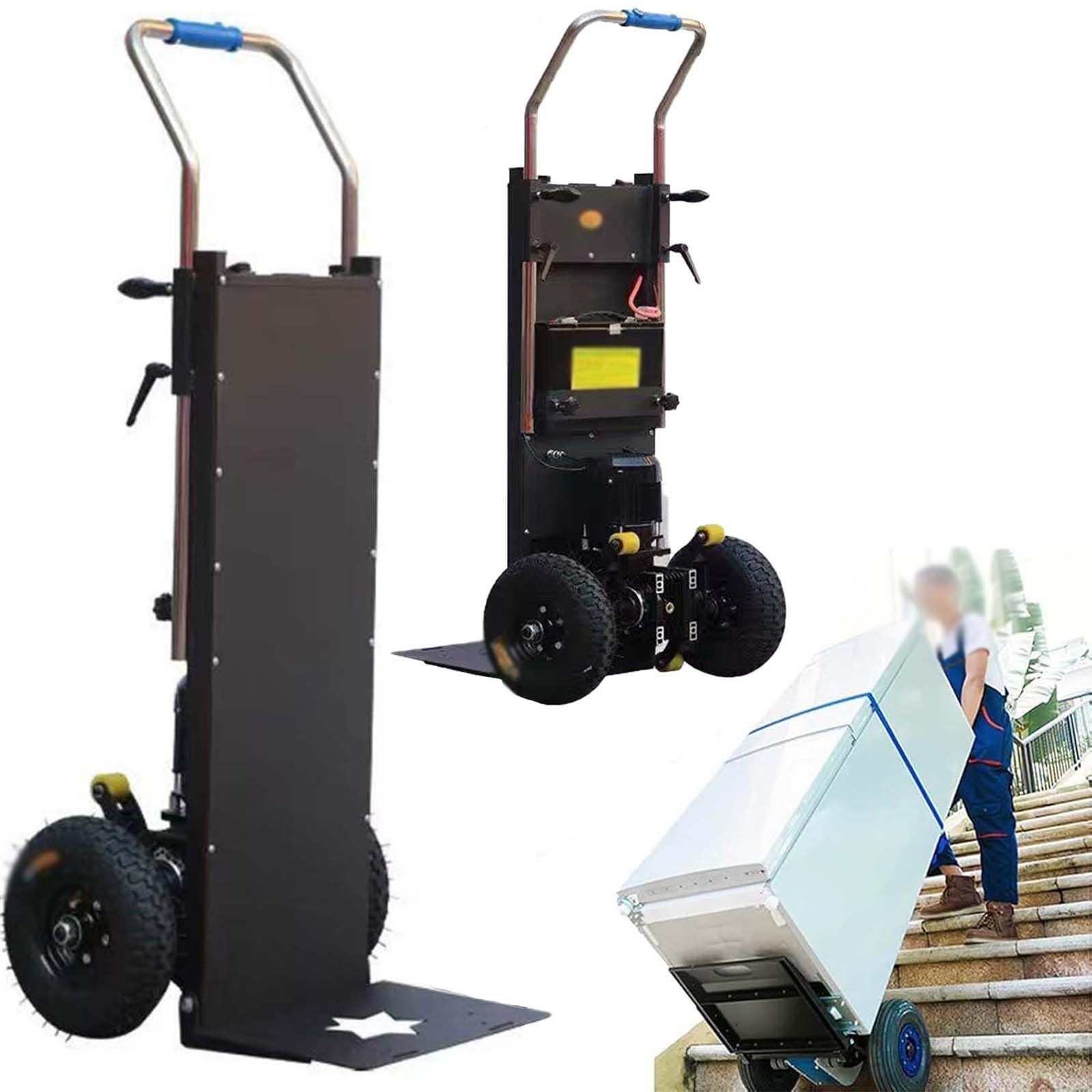 Generisch Sackkarre Treppensteiger Elektrisch Elektrische Sackkarre Elektrische Sackkarre Treppen Rauf und Runter Elektrischer Treppensteigerwagen Arbeitssparende Sackkarre
