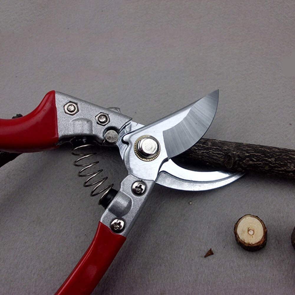 Gartenschere für die Gartenarbeit, 20,3 cm, arbeitssparende Hand-Gartenschere, scharfe Klinge aus SK-5-Stahl, Obstzweigschere, Gartenschere,
