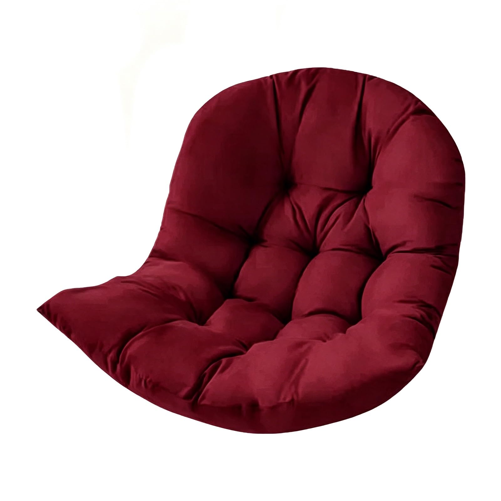 TQQEPOOL Outdoor Chair Cushions,fade-resistant & Waterproof Egg Chair Cushion Replacement, Porch Swing Cushions for Outside & Indoor(Red)