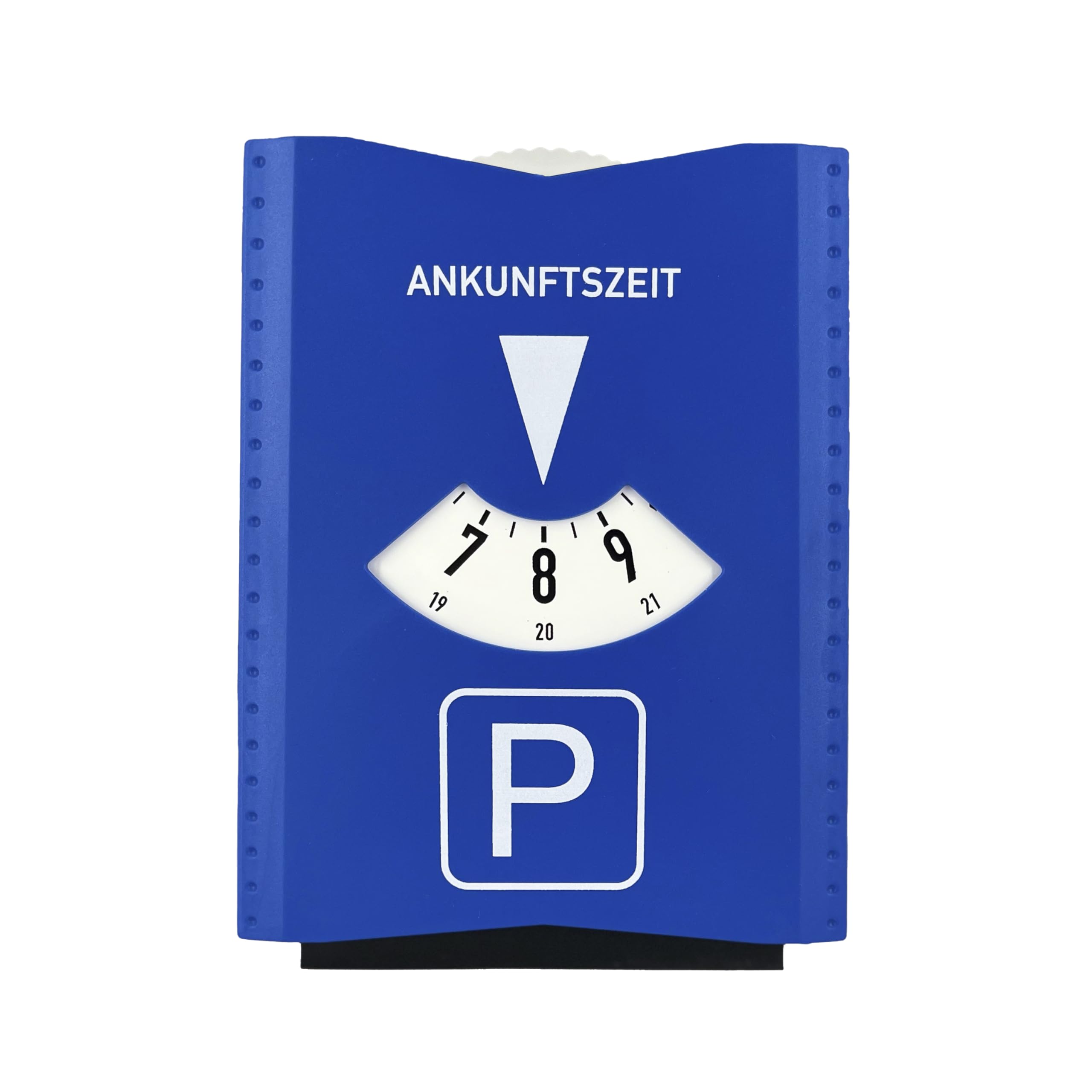 Com-four® 3X Parkscheibe Mit Eiskratzer, Gummilippe Und