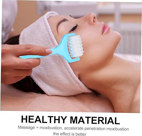 Miniatura 9 de 4 unids Masajeador de belleza Masajeador Facial Masajeador Rodillo de barbilla Rodillo Masajeador en forma de V Rodillo facial Gua Sha Herramienta