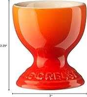 Vista 7 de Le Creuset Stoneware taza para huevo, 2 pulgadas, llama