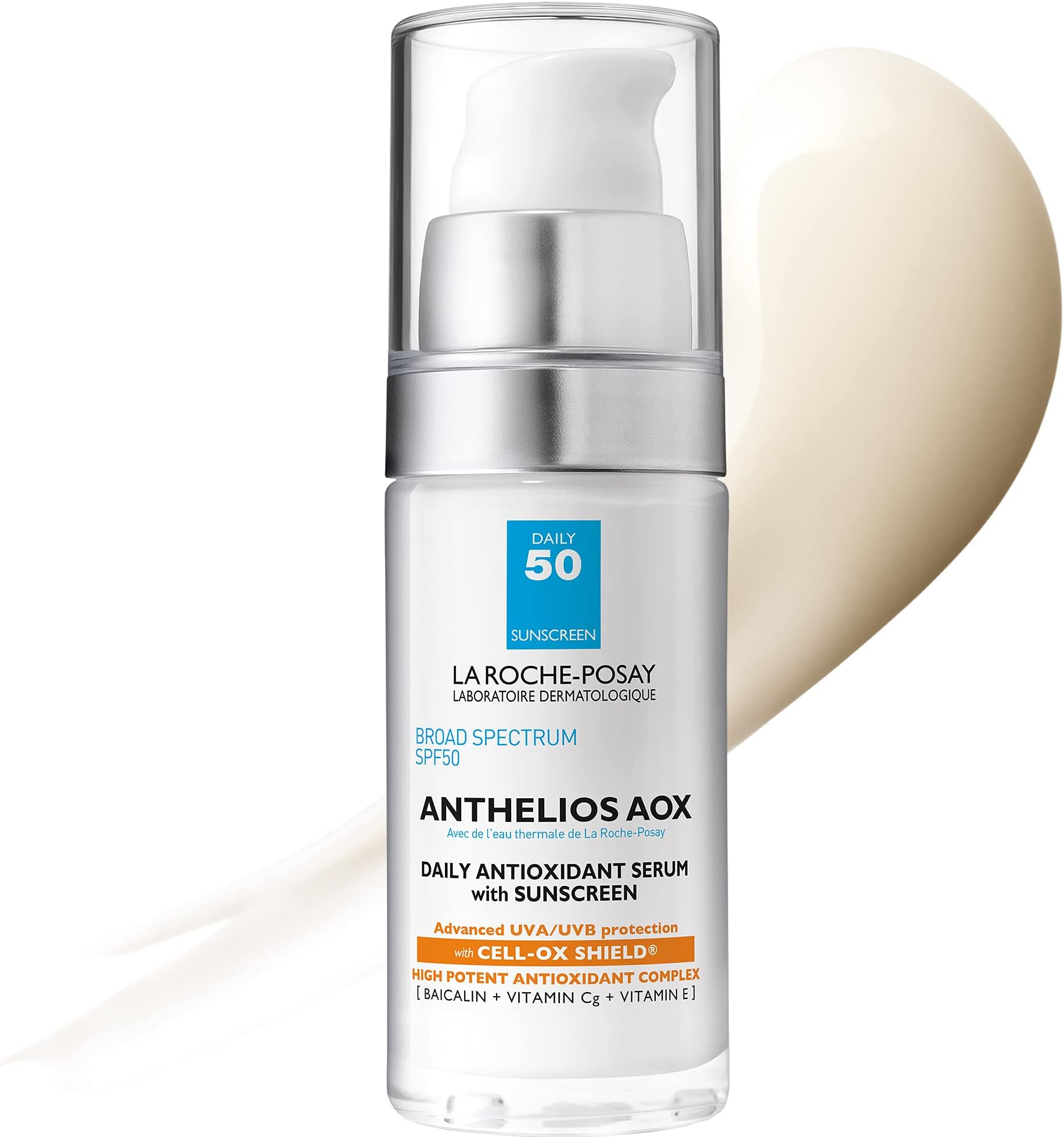 La Roche Posay Anthelios Antioxidant Serum with Sunscreen SPF 50 - 0.15 Pounds Serum
