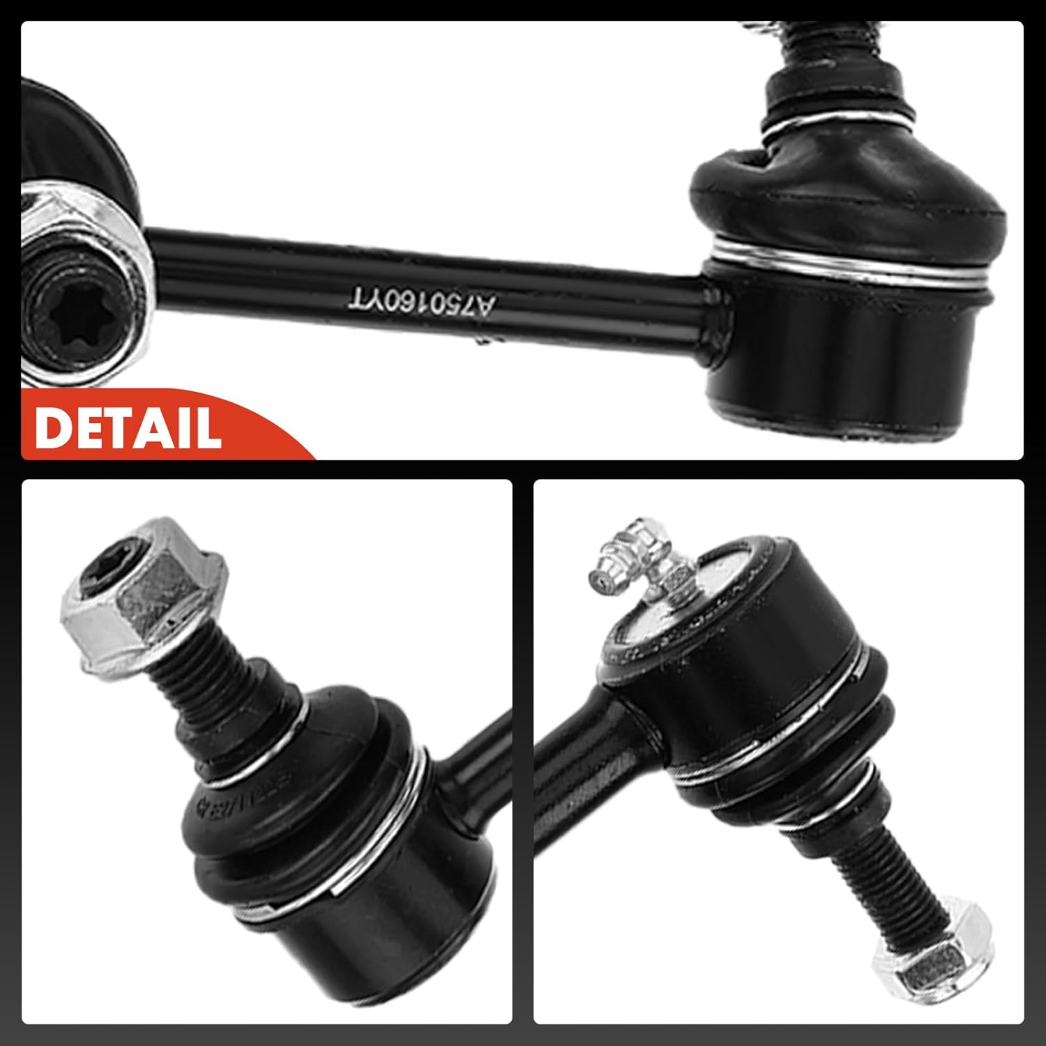 A-Premium Set of 4, Front & Rear Sway Bar Links Kit Stabilizer Bar Links Compatible with Mazda CX-9 2007-2014
