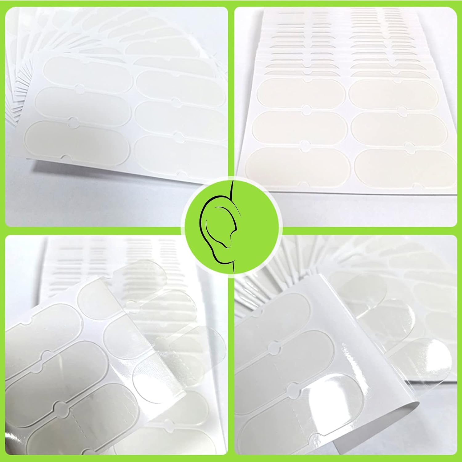 10pcs Clear Ear Stickers Veneer Corrector Patches Invisible Cosmetics Stickers Sticker