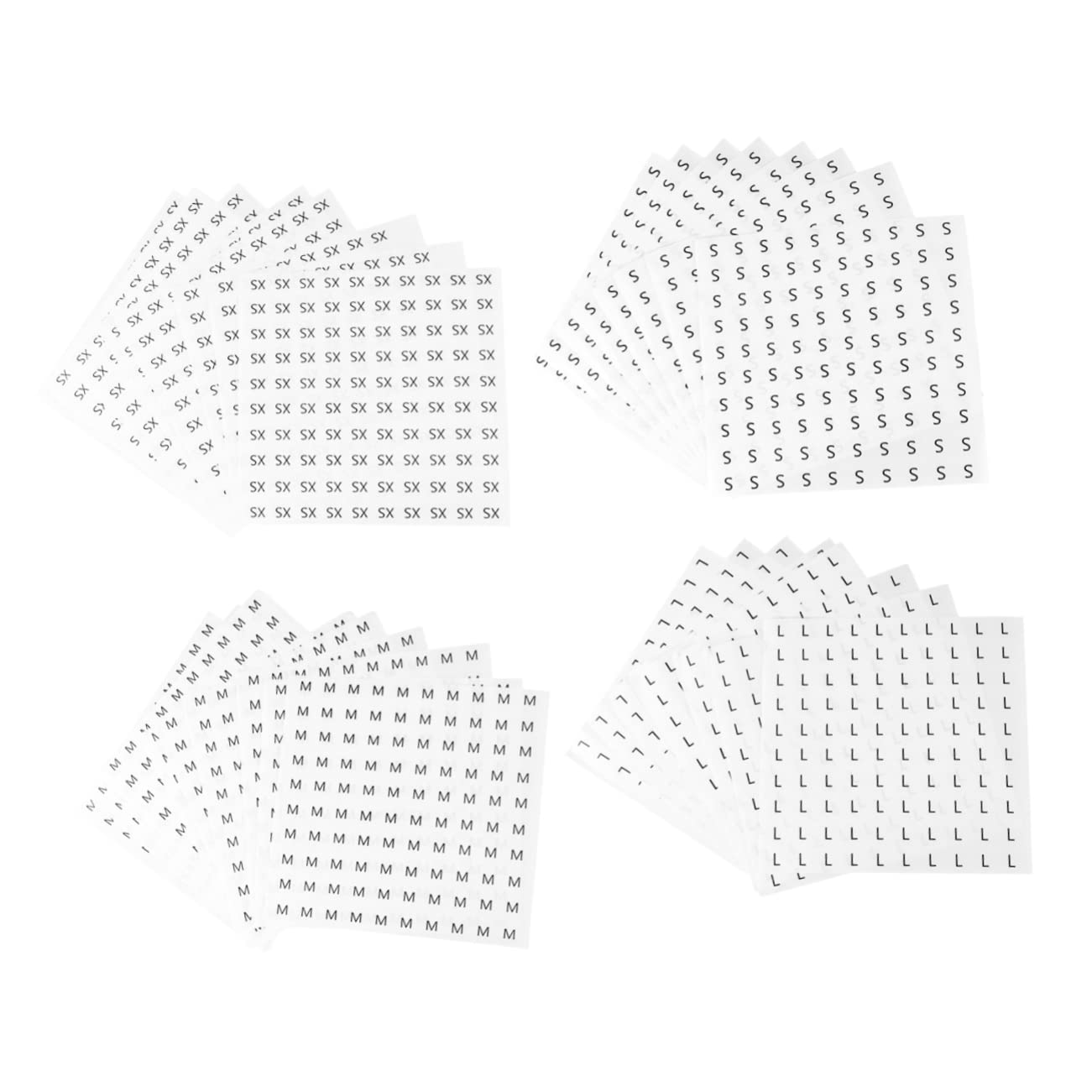 MAGICLULU 3 Set Di Etichette Adesive Rotonde Per Abbigliamento in/m/l Per Commercianti E Produttori 1000 Pezzi*3