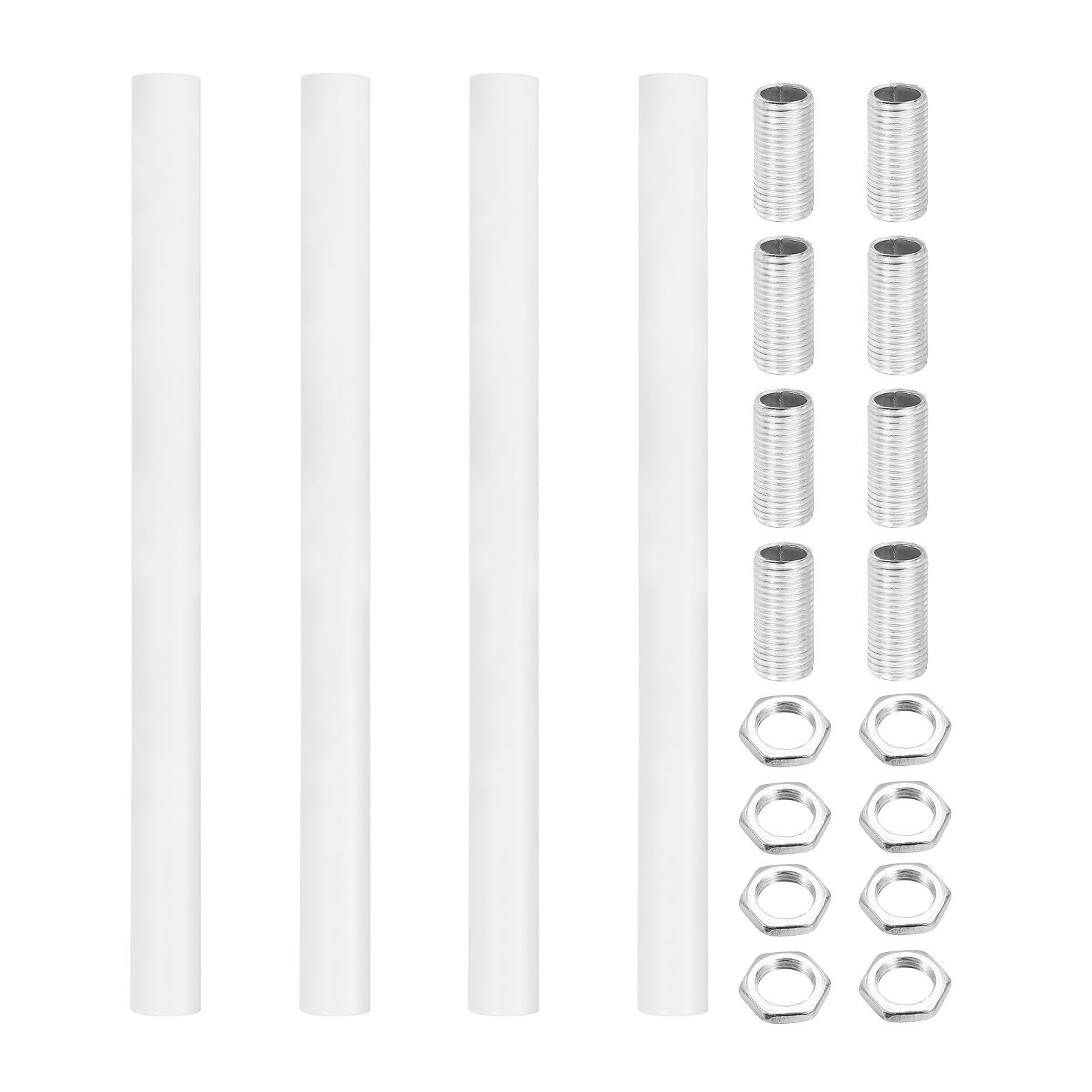 VIAPUICE Ceiling Light Fixture Downrods M10 x5.9" Lamp Extension Rod 4 Pcs