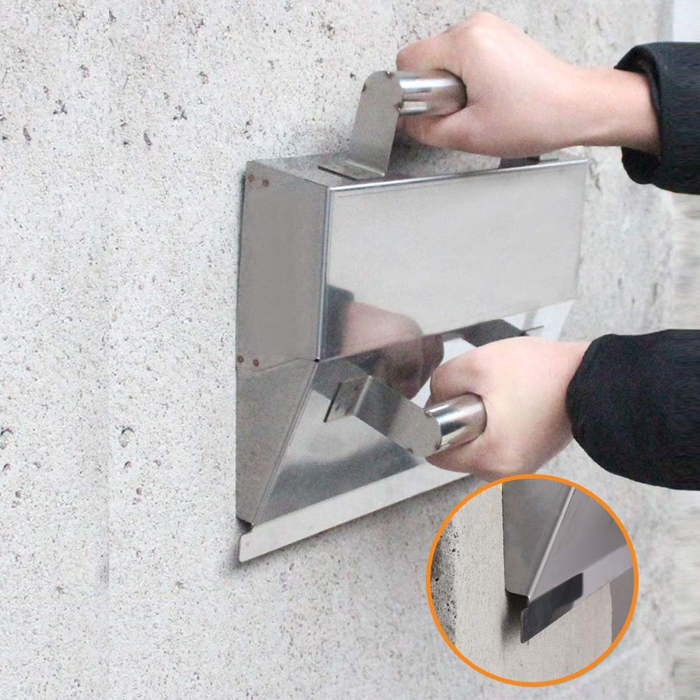 Truelle Lissé / Grattoir Inox Alloet - 33x21 Cm - Pour Plâtre Et Ciment
