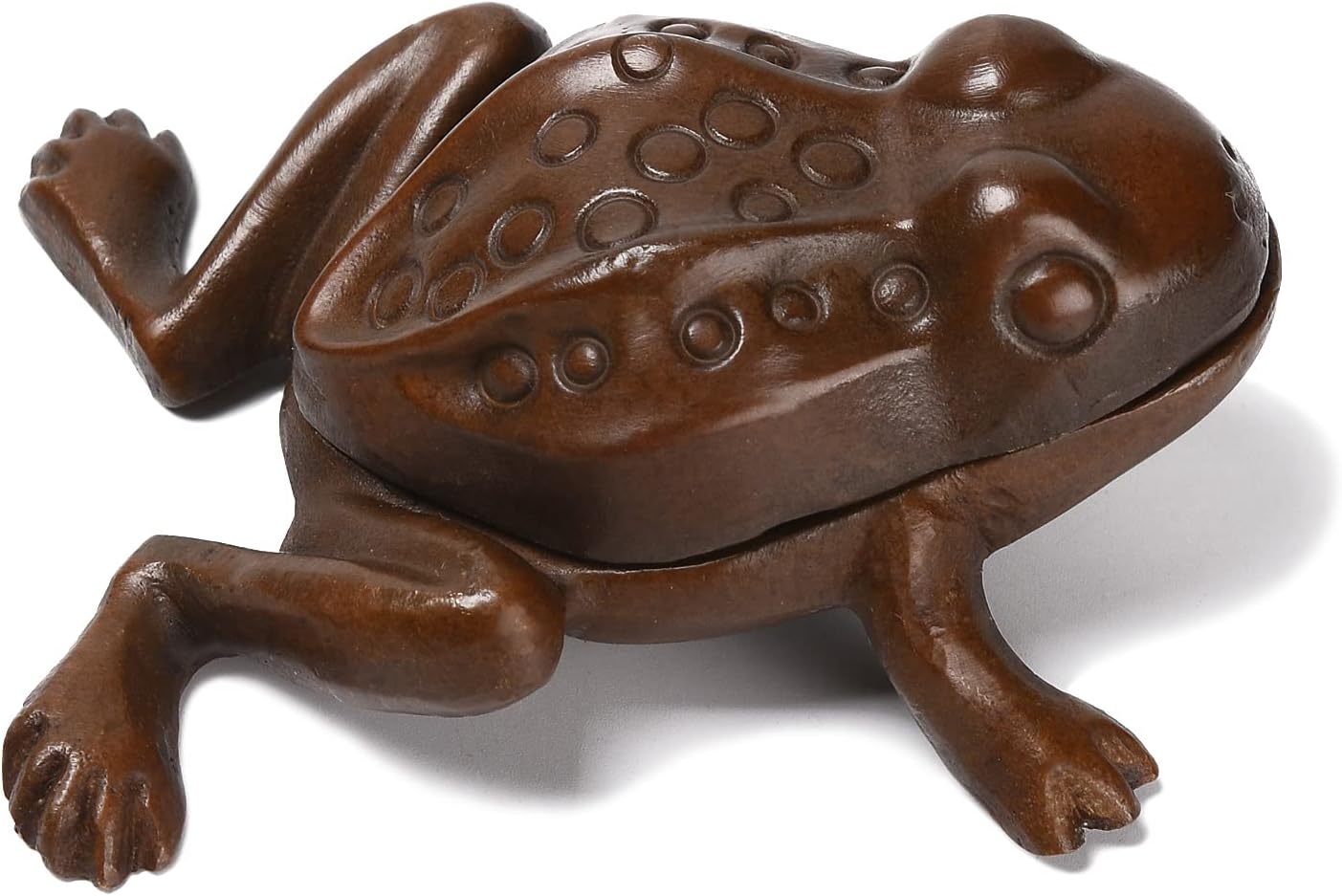 BRASSTAR Frog Key Holder Mini Storage Box Jewel Case Outdoor Garden Indoor Home Decoration