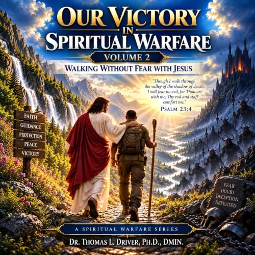 Diseño de la portada del título Our Victory In Spiritual Warfare