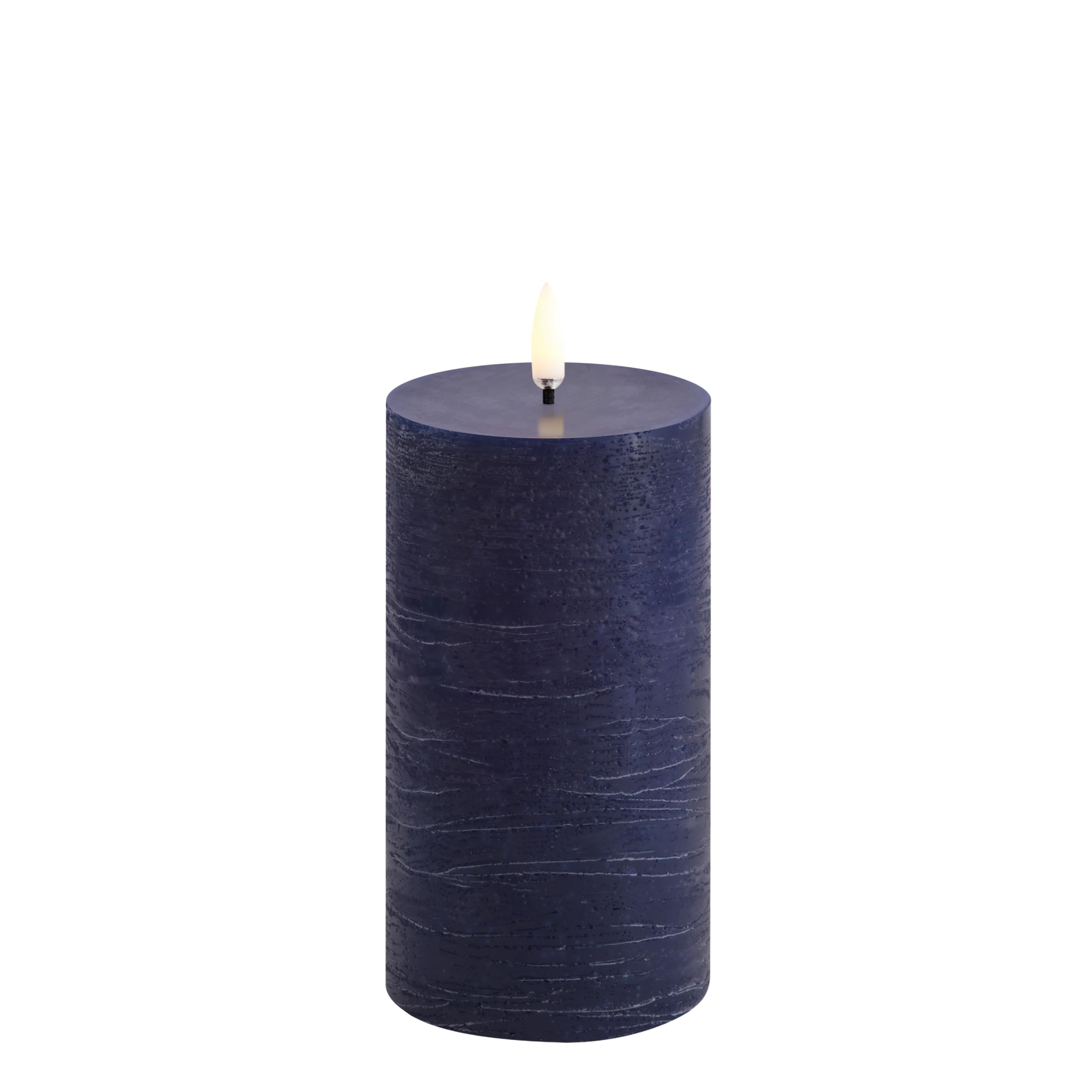 Uyuni LED Stumpenkerze Rustic dark blue