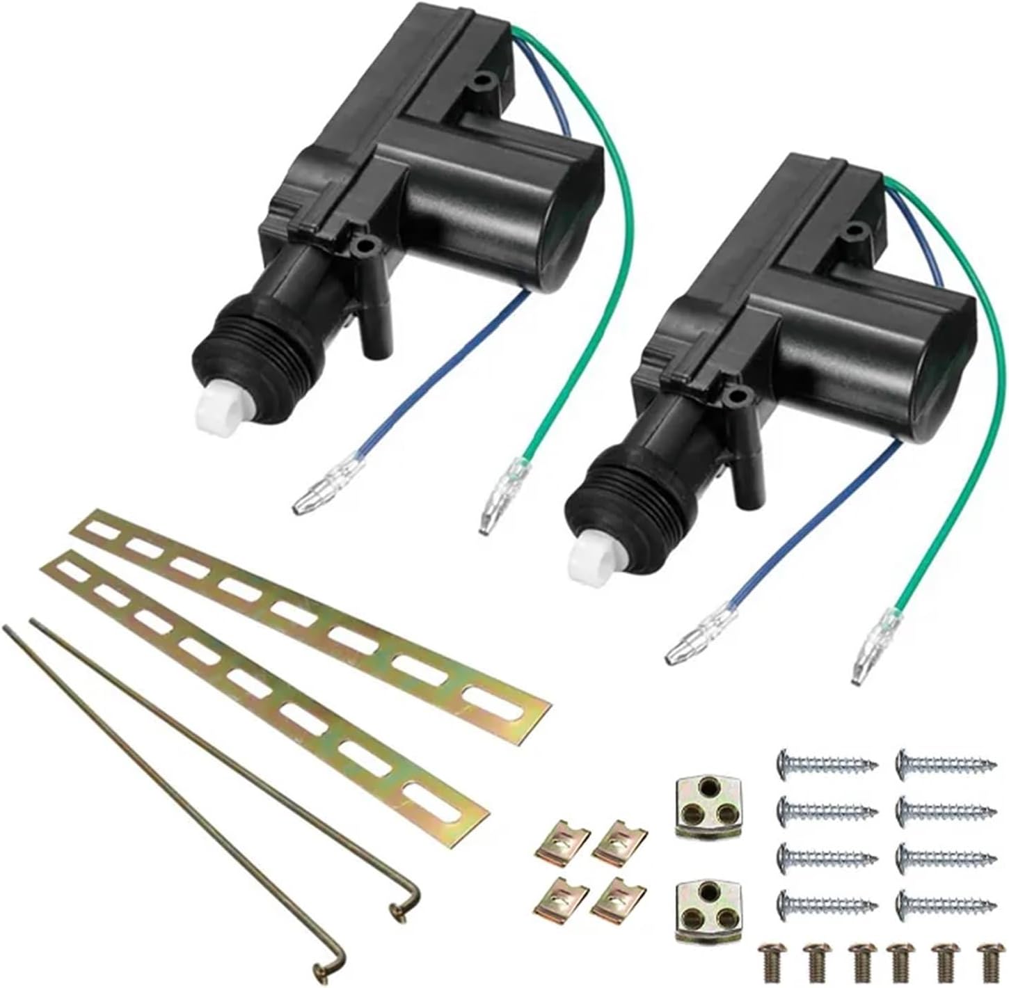 2 szt. 12V 2-przewodowy silnik centralnego zamka drzwi samochodu zestaw siłownik Auto pojazd zdalny System samochodowy systemy alarmowe