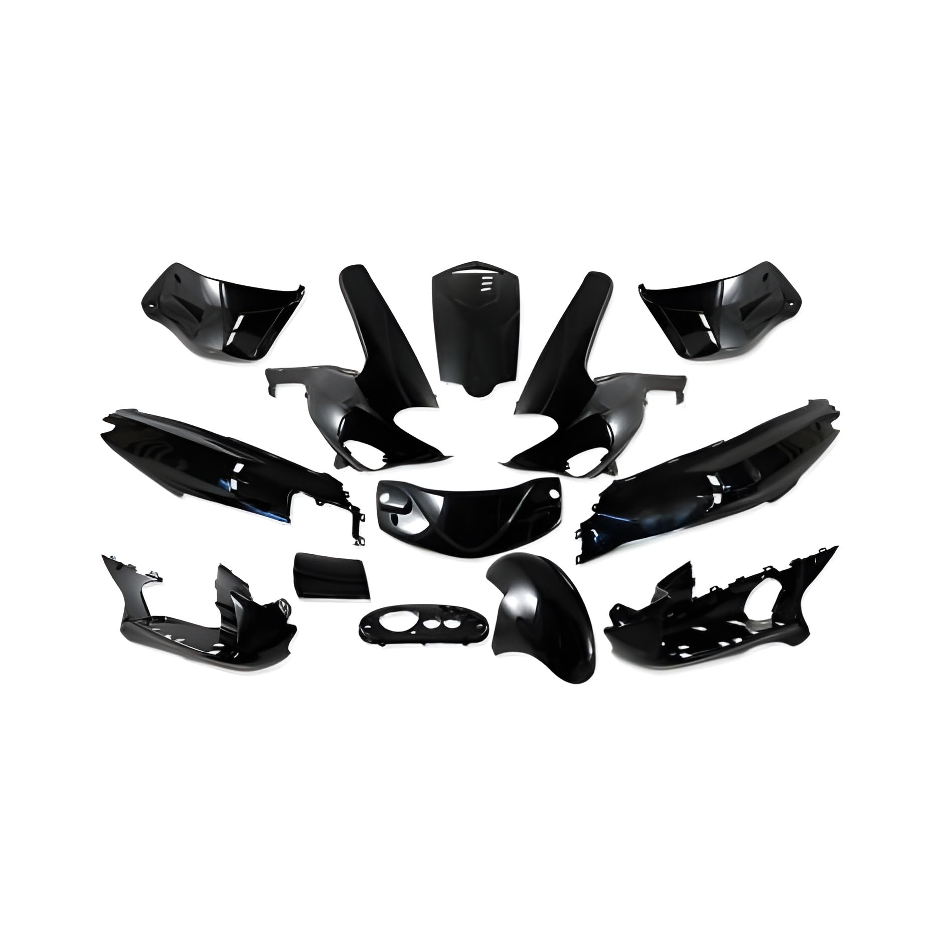 Travestimento Styl ImagePro per Gilera Runner 50 Cat 50 Pure Jet 50 FXR 180 (15 pezzi) Nero Opaco