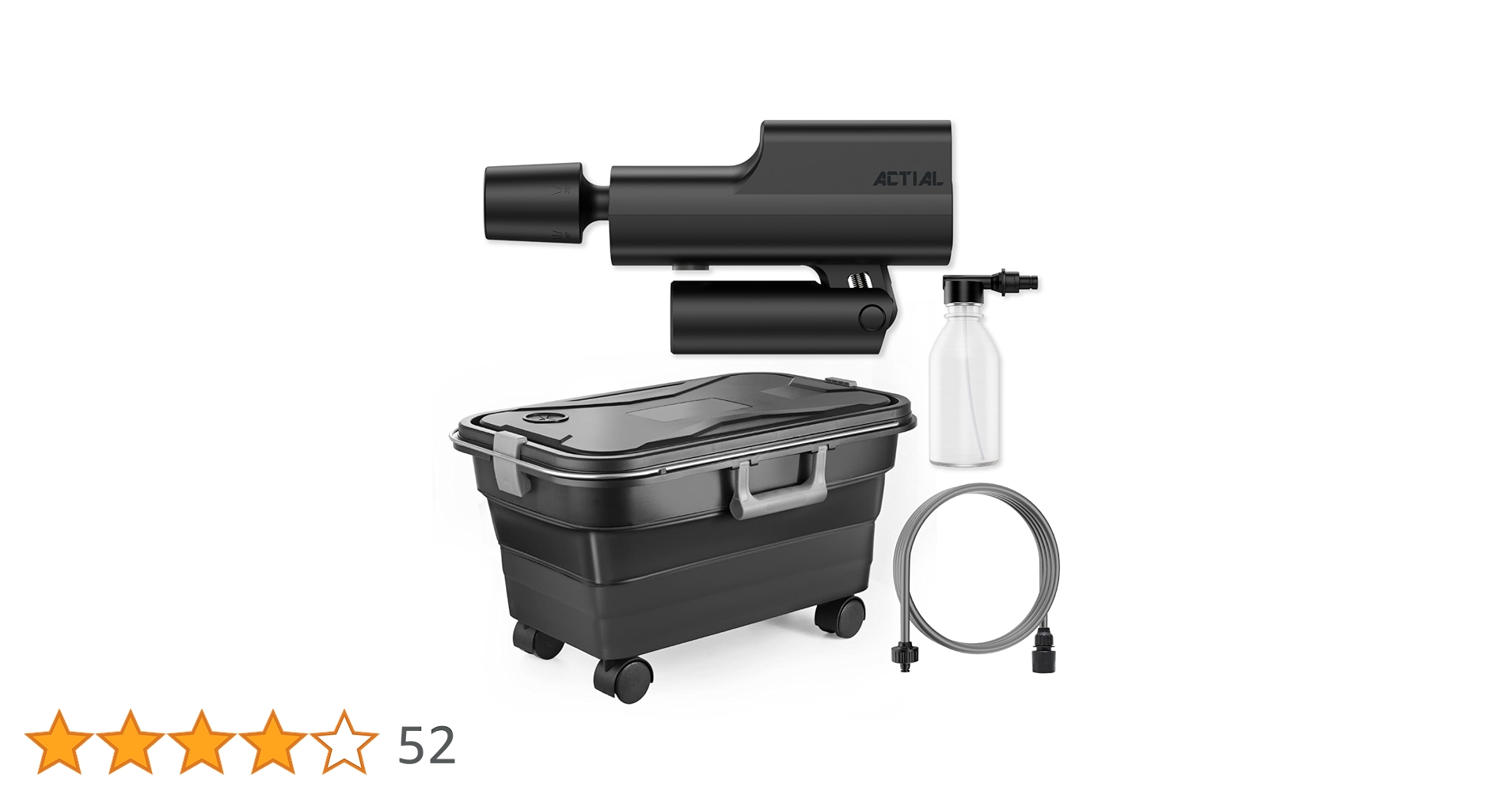 Amazon | ACTIAL コードレス高圧洗浄機 家庭用 折りたたみ収納ボックス