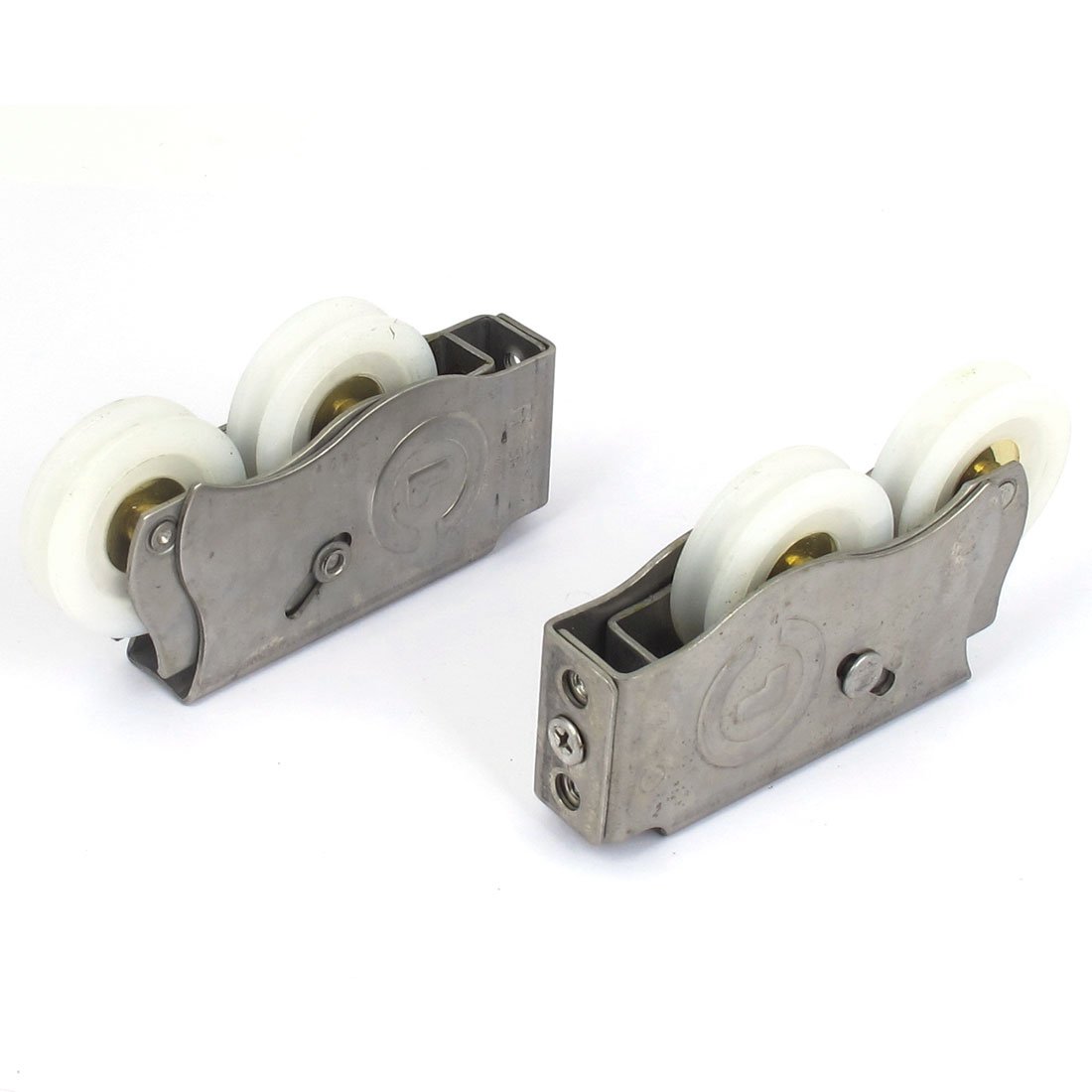 Aexit 43mm Dia Wheel Double Roller Stainless Steel Door Window Sash Pulley 2pcs (2d85d8e7f8ab9bff32517698732c5452)