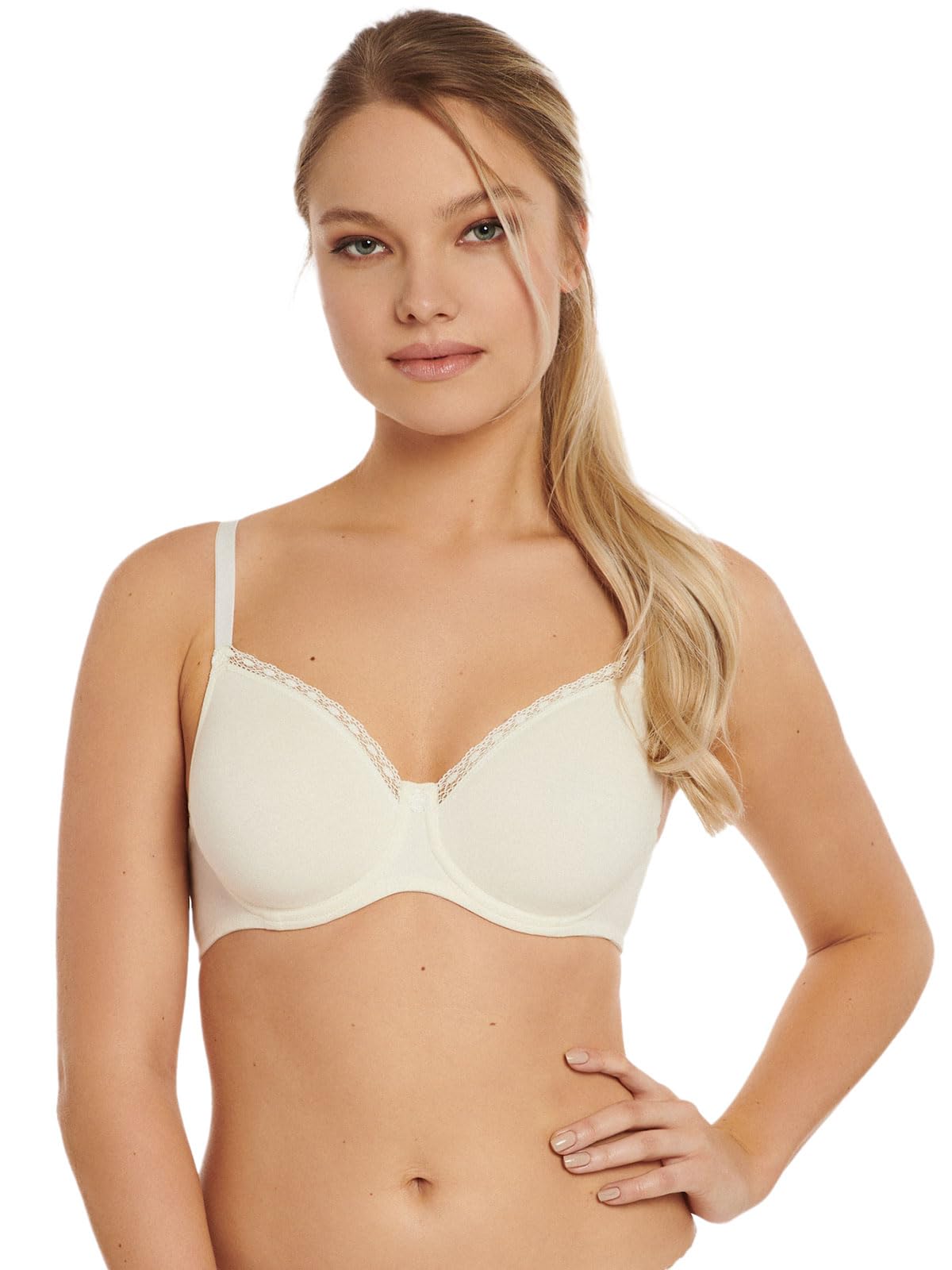 Lisca Women's Blanc Underwired Bra For Ines
