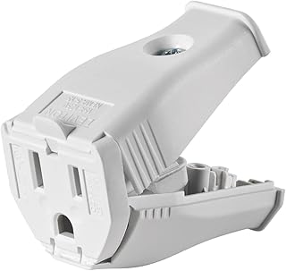 LEVITON MFG CO 002-3W102-0WH 15A Connector, Pack of 1, White