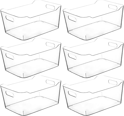 Contenedores de almacenamiento de plástico transparente, organizadores de despensa y contenedores de almacenamiento grandes para refrigerador, disponible en Yaxa Venezuela