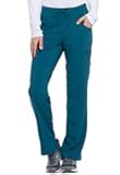 EDS Essentials Scrubs for Women, Drawstring Cargo Scrub Pants with Four-Way Stretch and Moisture Wicking DK010