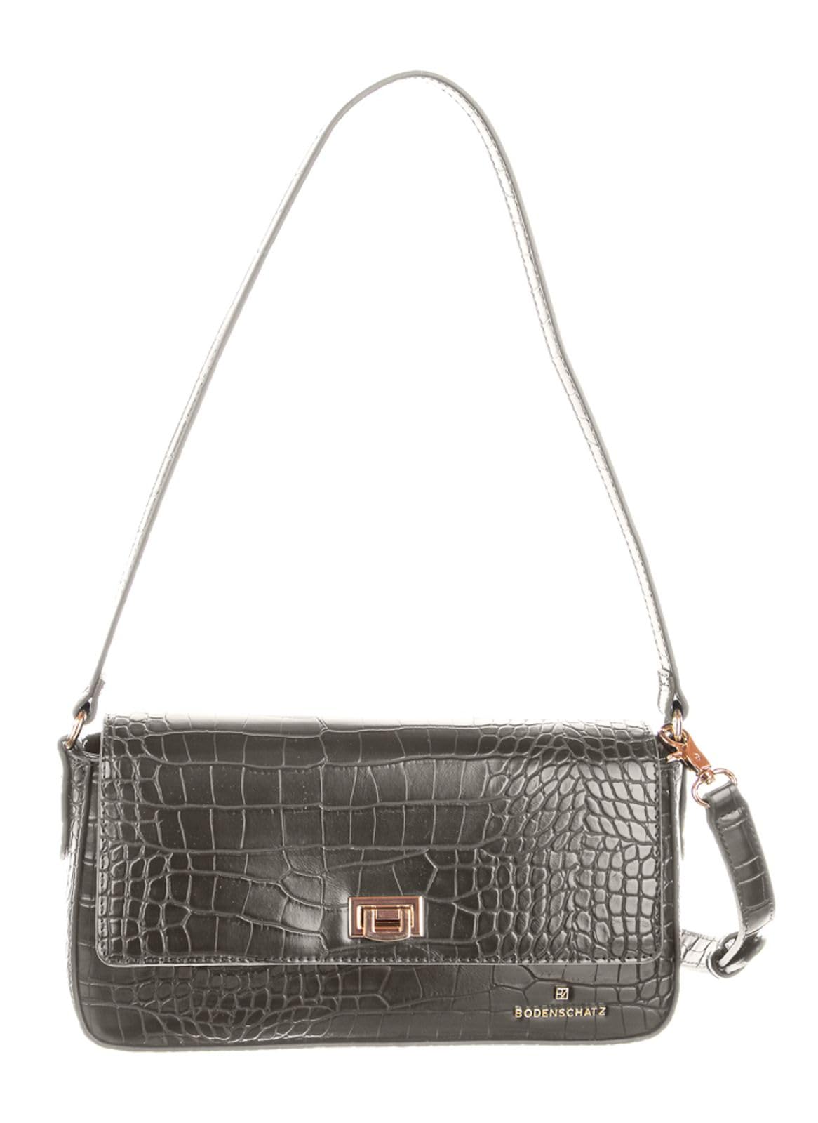 Bolso crossover gris tipo bandolera unisex con correa regulable 2