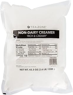 Tea Zone P1020a Non-Dairy Creamer Original Rich & Creamy powder for milk tea, coffee, beverage, sweets - 2.6lb (Bag)