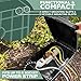 Thonapa Outdoor Electrical Box, Weatherproof Power Cord Protector for Electrical Connections, IP54 Rating Great for Extension Cords, Timers, Power Strips & Tools, Landscape Lights - Gray