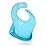 Eascrozn Silicone Bibs for Babies & Toddlers Set of 3, Silicone Baby Bibs for Boy and Girl, Adjustable Soft Waterproof Bib