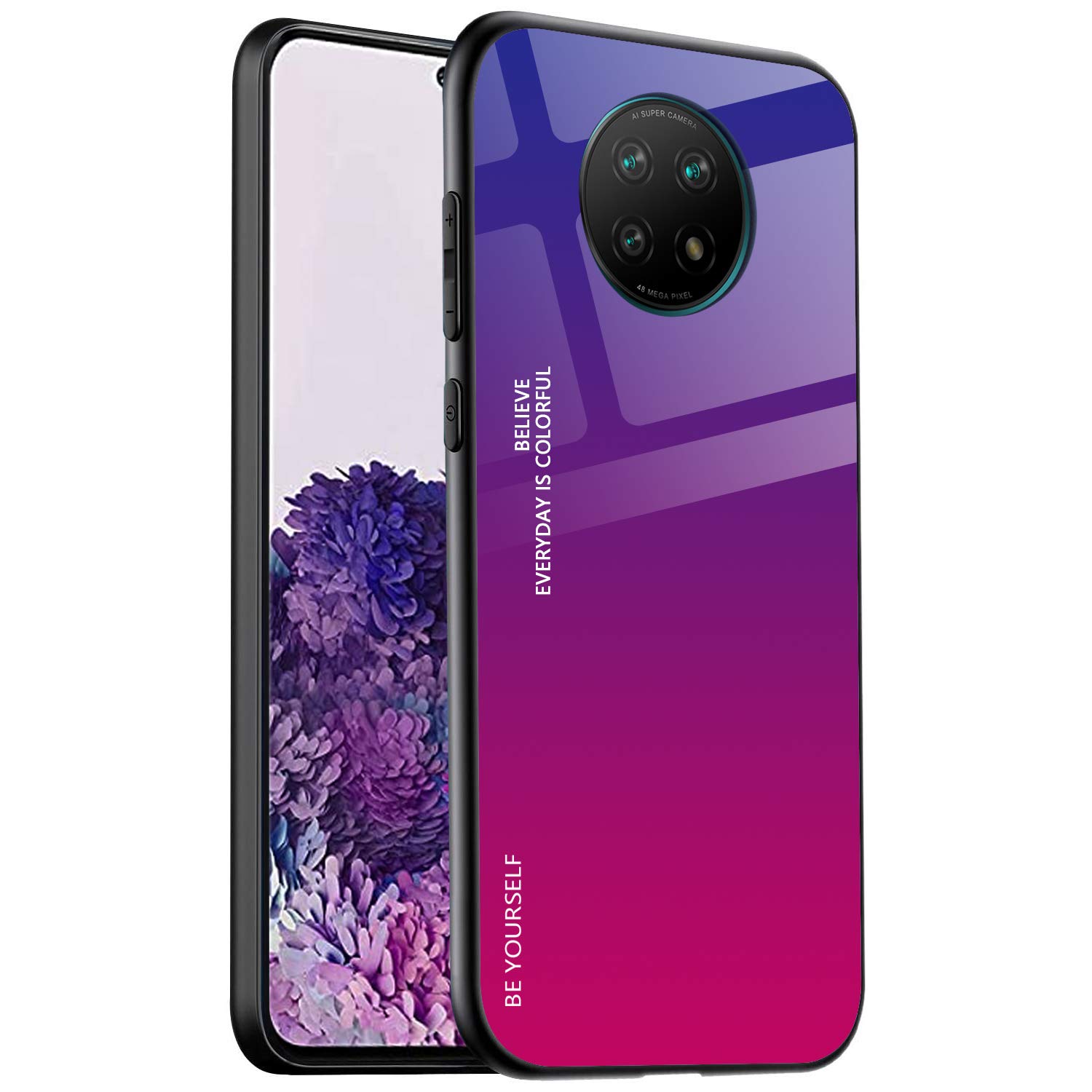 Pellicola Vetro Temperato Inclusa Custodia Colorata Per Xiaomi Mi