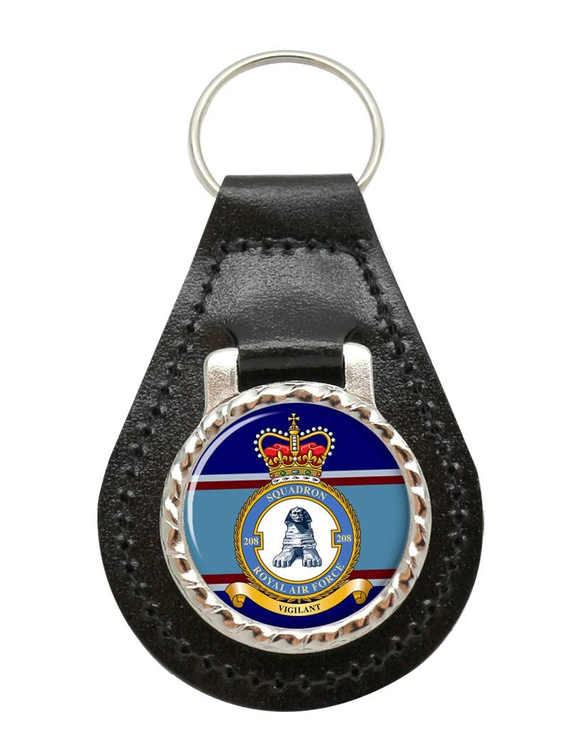 Giftshop UK 208 Squadron, RAF Leather Key Fob