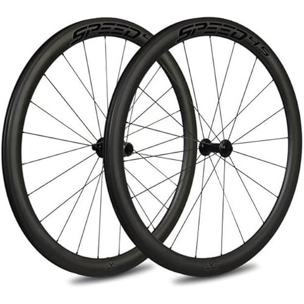 veltec, Set di ruote Speed 4.5 19 mm SR Rim Brake QR XDR Unisex adulto, nero/nero, 622-19