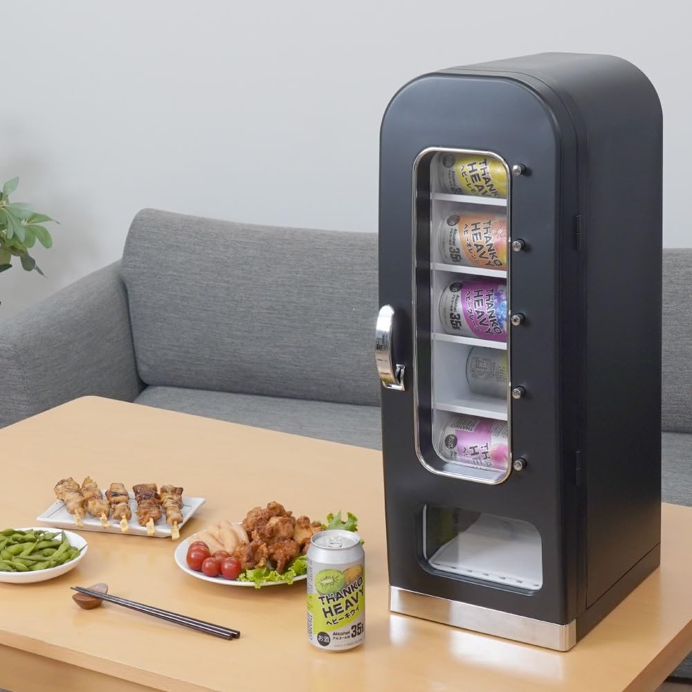 Amazon.co.jp: THANKO 推しドリンク、見せる冷蔵庫 お部屋に自販機