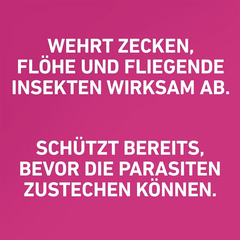 FRONTLINE TRI-ACT Hund M gegen Zecken, Flöhe & Mücken (10 bis 20 kg) | 6x Pipetten für bis zu 6 Monate Schutz - wasserfest - perfekt auf Reisen - beugt Leishmaniose vor