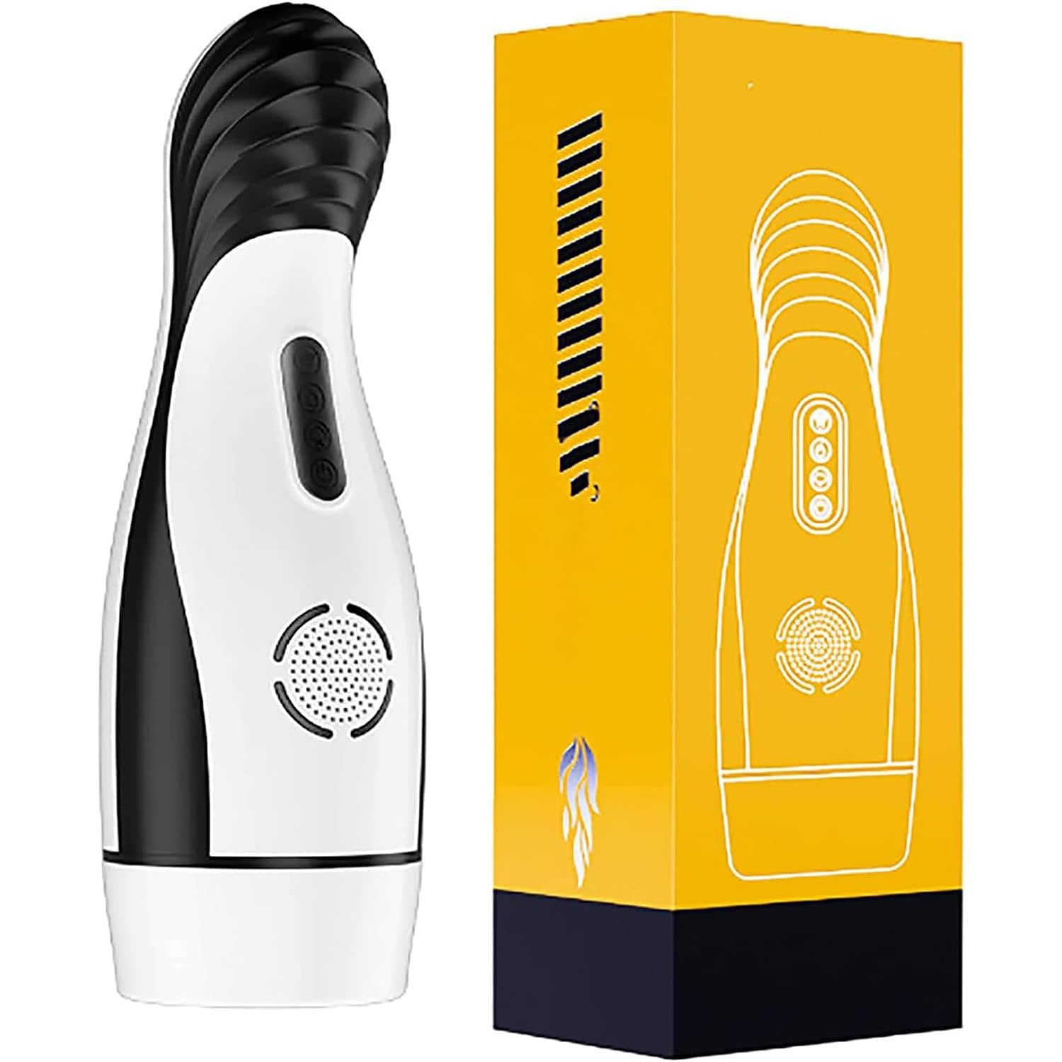 Elektrische Masturbator mit 8 Vibrationsmodi und 5 Saugfunktion, Taschenmuschi Penisvibrator mit Penis Masturbieren Heizfunktion Massager Pussy Eichel Stimulator Oral Sexspielzeug für Männer Paare