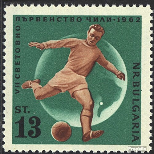 Prophila Collection Bulgaria Michel.-No..: 1312 (Completa Edizione) 1962 Calcio-WM ´62, Cile (Francobolli per i Collezionisti) Calcio
