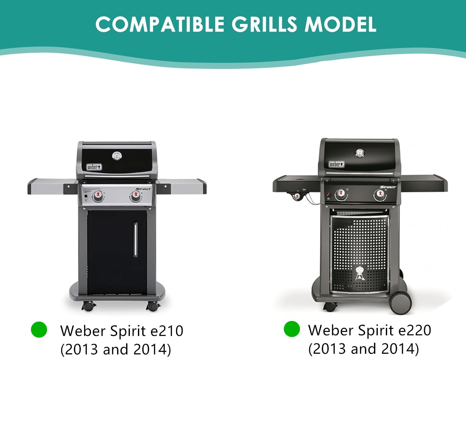 für Weber 69803 Fettwanne für Weber Spirit 210 220 Grills Made in 2013 und 2014 Fettwanne für Weber Spirit E-210 220 E-215 S-210 S-220 (Front-Mounted Control)