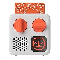Yoto Mini 2024 Edition + Make Your Own Card: Screen-Free Kids Audio Player for Stories, Music, Podcasts, OK-to-Wake Clock & Travel Speaker