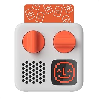Yoto Mini 2024 Edition + Make Your Own Card: Screen-Free Kids Audio Player for Stories, Music, Podcasts, OK-to-Wake Clock & Travel Speaker