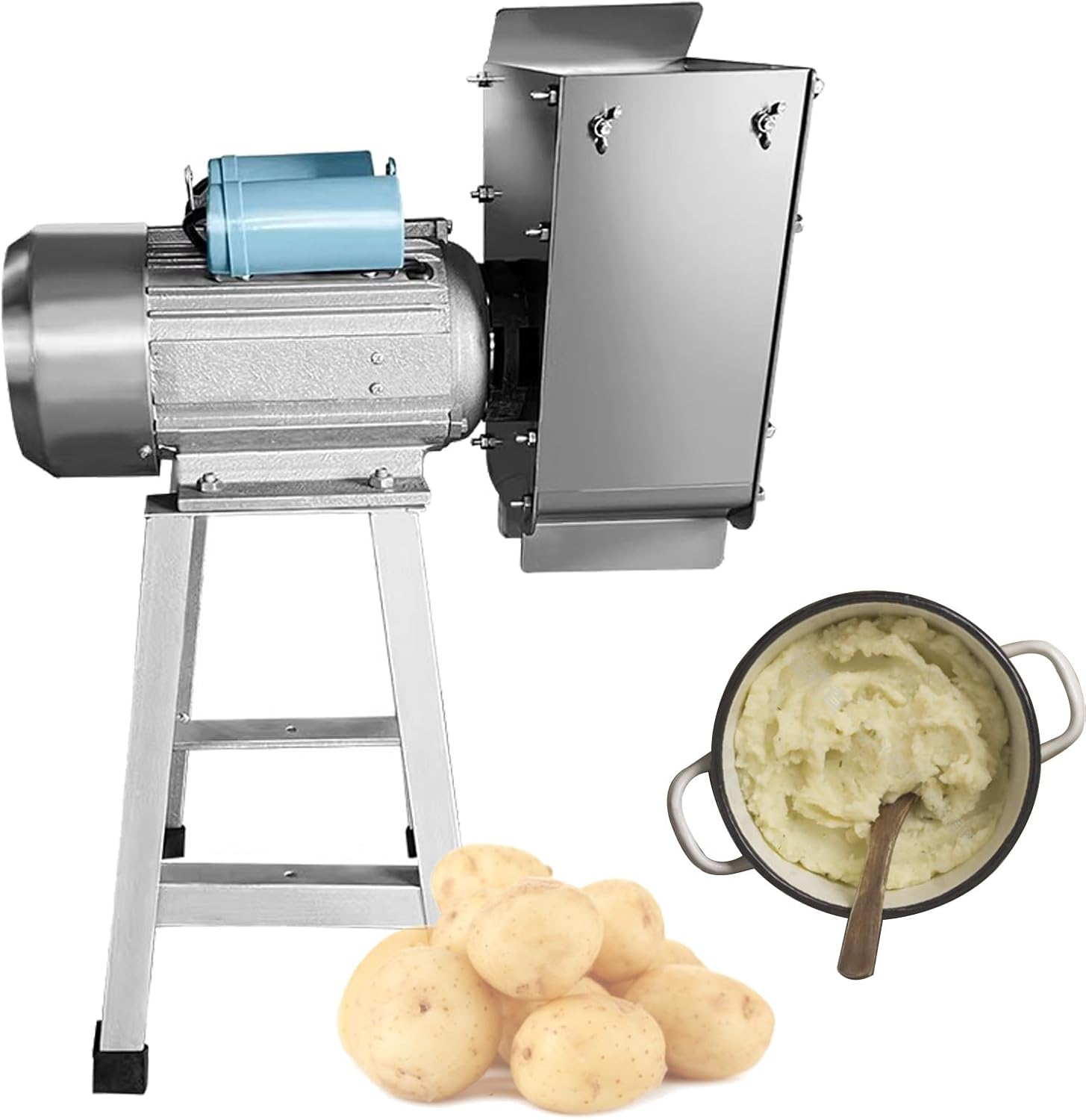 ポテトライサーマッシャー、ステンレススチールポテトライサープレス野菜とフルーツマッシャー、頑丈なポテトベビーフードマッシャー