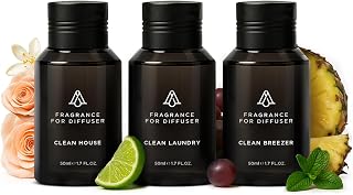AromaPlan The 3 Bestsellers Clean Collection: Clean House, Clean Laundry and Clean Breeze -Gift Set-Luxury Aroma & Hotel Fragrance Diffuser Oil-USA Made (3 Pack/ 1.7 fl.oz (50 ml) / Bottle