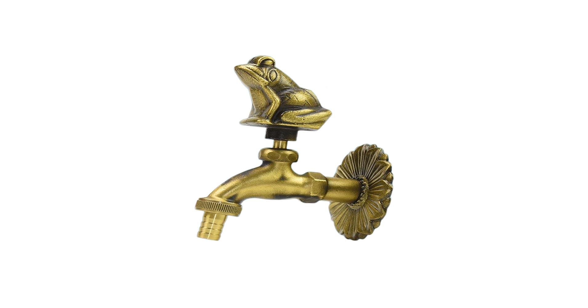 Amazon | 庭の蛇口 真鍮の蛇口，動物型蛇口単水栓，アンティーク