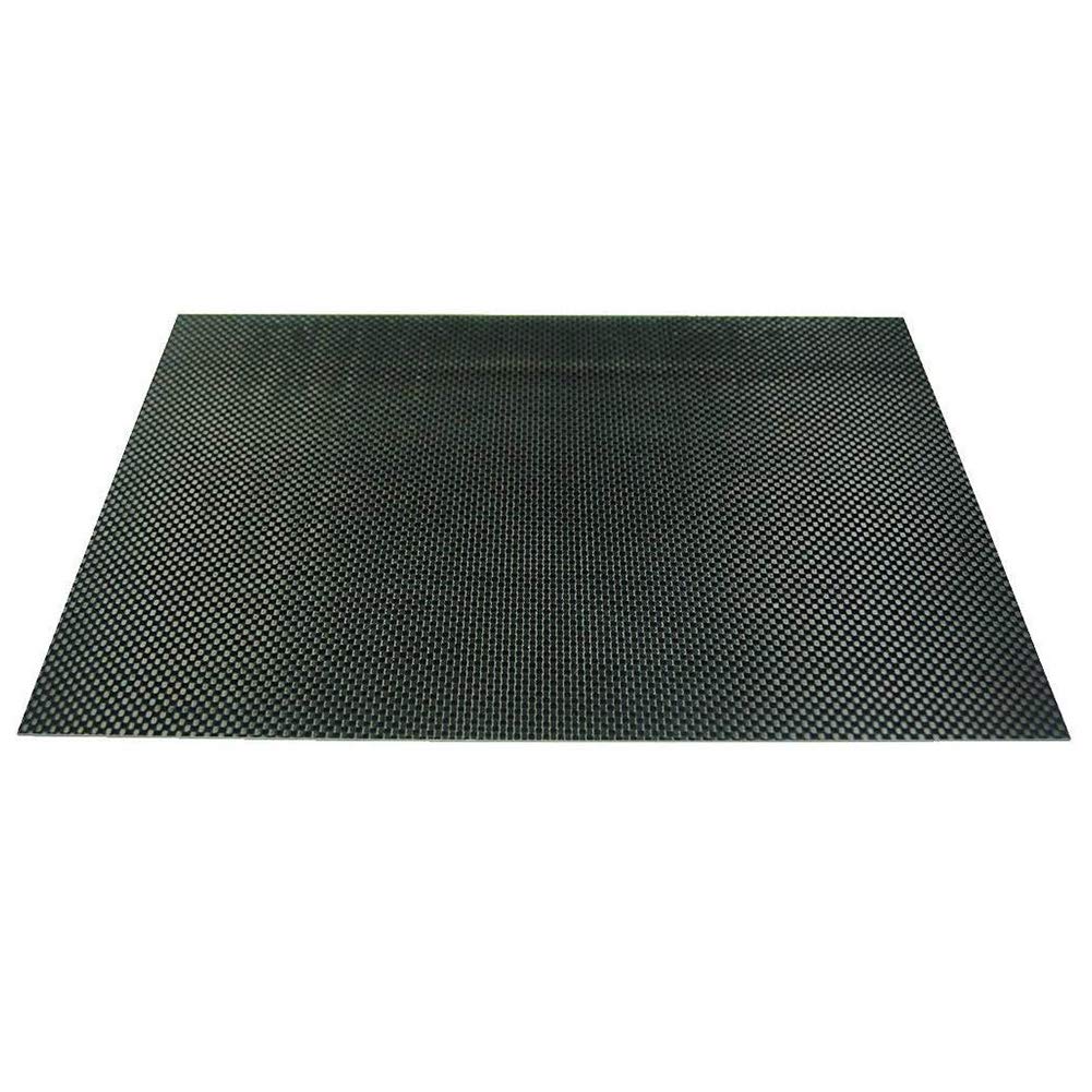 AFuex 3K Full Carbon Fiber Sheet Thickness(2-5mm) 100% Plain Weave, Matte Finish for DIY Drone Frame Etc,300X400mm,0.5mm