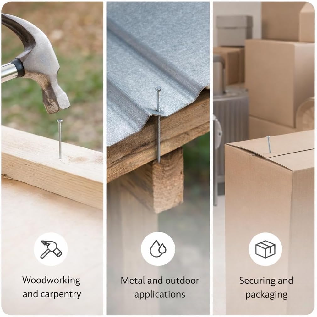 Picture Hanging Nails Assortment Kit 700 Pcs Wall Hanging Set for Frame Art Photo Small Framing Nails Home Improvement Hardware Wall Decor Decorative Hanging Nails for Wall