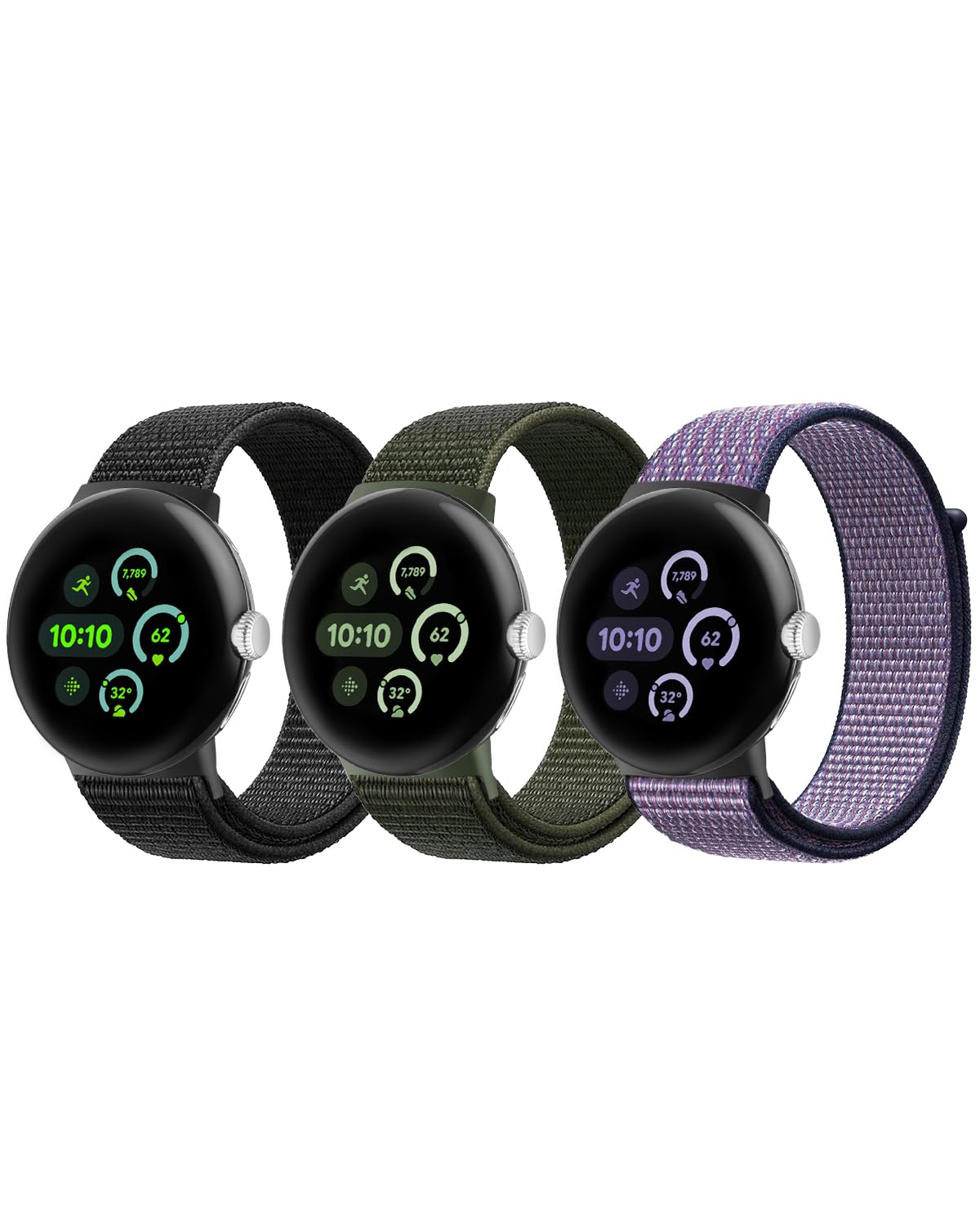 BlackPro Compatible with Google Pixel Watch 2/Pixel Watch 1/Pixel Watch 3(41mm) Band, Adjustable Breathable Sport Strap for Google Pixel Smartwatch Men Women