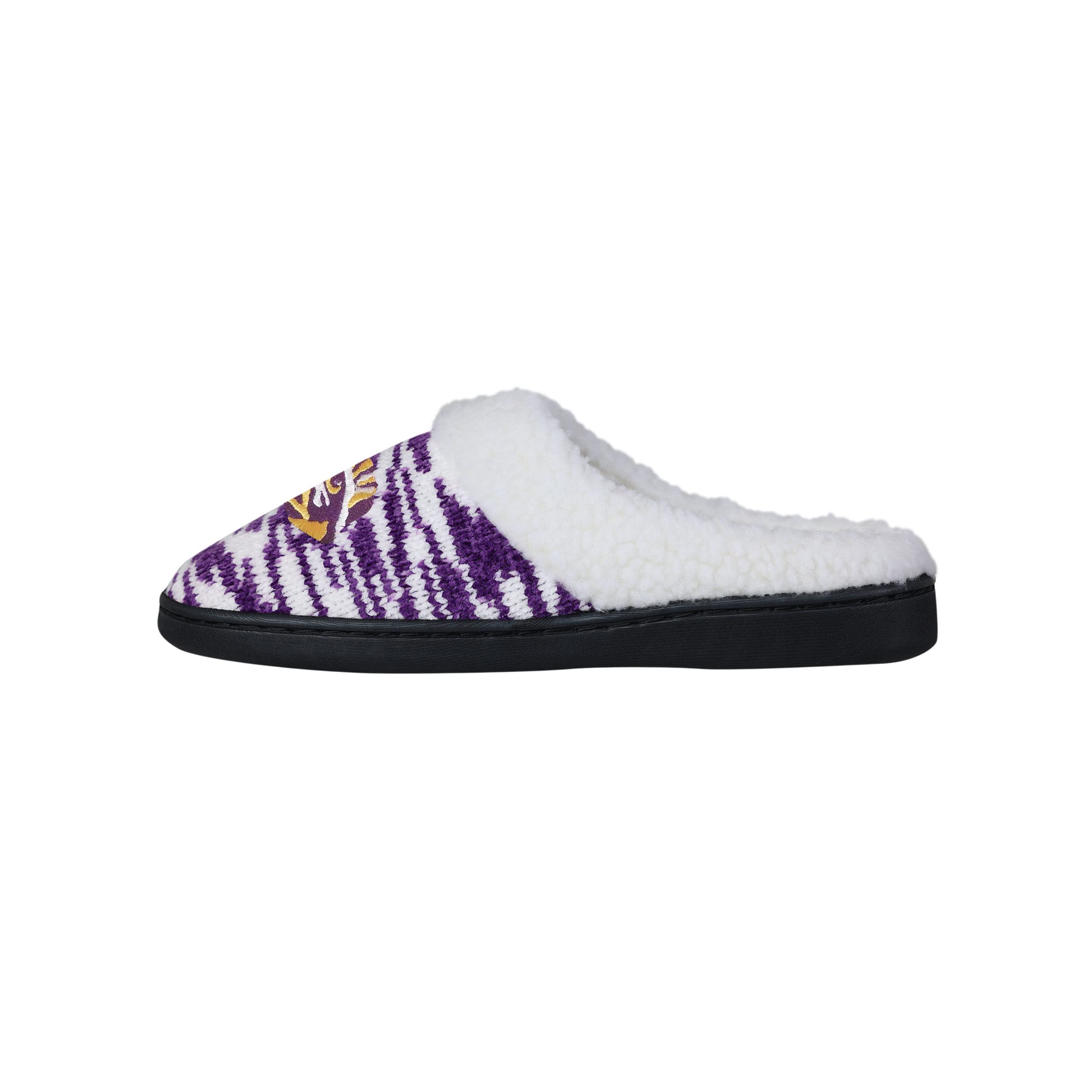 FOCO LSU Tigers Sherpa Lined Colorblend Cup Sole - Womens Small